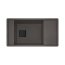 Franke Fresno FSG 611-88 Zlewozmywak granitowy jednokomorowy 87,7x49,5 cm łupkowy szary/czarny mat 114.0738.000 - zdjęcie 1