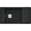Franke Fresno FSG 611 Fragranit+ Zlewozmywak granitowy jednokomorowy 87,7x49,5 cm czarny mat 114.0633.153 - zdjęcie 1