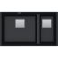Franke Kanon KNG 120 Zlewozmywak granitowy półtorakomorowy 76x46 cm onyx 125.0528.636 - zdjęcie 1