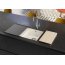 Franke KubusX KXK 110-41 Zlewozmywak ceramiczny jednokomorowy 45,4x44,5 cm kremowy 126.0738.287 - zdjęcie 2