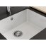 Franke KubusX KXK 110-51 Zlewozmywak ceramiczny jednokomorowy 54,5x45,4 cm biały 126.0738.290 - zdjęcie 2