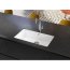 Franke KubusX KXK 110-71 Zlewozmywak ceramiczny jednokomorowy 74,5x45,4 cm biały 126.0738.294 - zdjęcie 2