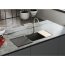 Franke KubusX KXK 110-71 Zlewozmywak ceramiczny jednokomorowy 74,5x45,4 cm czarny mat 126.0738.297 - zdjęcie 2
