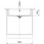 Franke KubusX KXK 110-71 Zlewozmywak ceramiczny jednokomorowy 74,5x45,4 cm kremowy 126.0738.295 - zdjęcie 3
