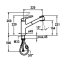 Franke KWC Luna E Pull-Out Spray Bateria kuchenna z wyciąganą wylewką, chrom 115.0457.309 - zdjęcie 2
