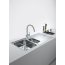 Franke Leda Neo Pull-Out Bateria kuchenna wysoka z wyciąganą wylewką stal szlachetna 115.0590.047 - zdjęcie 2