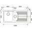 Franke Logica Line LLL 651 Zlewozmywak stalowy półtorakomorowy 100x50 cm lewy len stalowy 101.0086.252 - zdjęcie 2