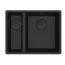 Franke Maris MRG 160-34-15 Zlewozmywak granitowy półtorakomorowy 55,3x43,3 cm czarny mat 125.0697.756 - zdjęcie 1