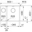 Franke Maris MRG 160-34-15 Zlewozmywak granitowy półtorakomorowy 55,3x43,3 onyx 125.0740.839 - zdjęcie 3