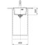 Franke Maris MRG 610-37 Zlewozmywak granitowy jednokomorowy 51x41 cm beżowy 114.0661.781 - zdjęcie 3