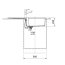 Franke Urban UBG 611-100 XL Zlewozmywak granitowy jednokomorowy 100x50 cm łupkowy szary 114.0716.366 - zdjęcie 3