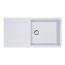 Franke Maris MRG 611-97 Zlewozmywak granitowy jednokomorowy 97x50 cm biały polarny 114.0675.977 - zdjęcie 1