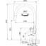 Franke Maris Slim J pull-out Bateria kuchenna z wyciąganą wylewką chrom 115.0728.388 - zdjęcie 3