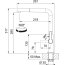 Franke Maris Slim L pull-out Bateria kuchenna z wyciąganą wylewką chrom 115.0728.393 - zdjęcie 3