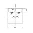 Franke Maris MRG 620-35-35 Zlewozmywak granitowy dwukomorowy 76x51 cm czarny mat 114.0693.518 - zdjęcie 4