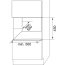 Franke Mythos FMY 24 WCR BK Winiarka do zabudowy 58,8x45,5 cm czarna 131.0717.412 - zdjęcie 3