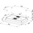 Franke Mythos FMY Masterpiece FMYS F80 KL Okap wyspowy czarny mat/miedź 345.0726.997 - zdjęcie 3