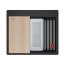 Franke Kanon KNG PRO 610-53 FTL Zestaw Zlewozmywak granitowy jednokomorowy 59x51 cm + deska + wkładka ociekowa + rollmata onyx/stal szlachetna 114.0749.560 - zdjęcie 1