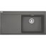 Franke Mythos MTG 611-100 Zestaw Zlewozmywak granitowy jednokomorowy 100x51,5 cm prawy + wkładka ociekowa + rollmata kamienny szary 114.0743.107 - zdjęcie 2