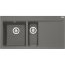 Franke Mythos MTG 651-100 Zestaw Zlewozmywak granitowy półtorakomorowy 100x51,5 cm lewy + wkładka ociekowa + rollmata kamienny szary 114.0743.117 - zdjęcie 2