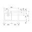 Franke Mythos MTK 611-78 Zlewozmywak ceramiczny jednokomorowy 78x51 cm lewy onyx 124.0540.981 - zdjęcie 2