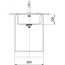 Franke Mythos MYX 110-50 Zlewozmywak stalowy jednokomorowy 54x44 cm stal szczotkowana 122.0624.556 - zdjęcie 4