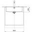 Franke Mythos MYX 110-70 Zlewozmywak stalowy jednokomorowy 74x44 cm stal szczotkowana 122.0624.557 - zdjęcie 4