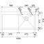 Franke Planar PPX 211 Zlewozmywak stalowy jednokomorowy 100x51,2 cm prawy jedwab 127.0203.465 - zdjęcie 2