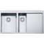 Franke Planar PPX 251 Zlewozmywak stalowy półtorakomorowy 100x51,2 cm lewy jedwab 127.0203.467 - zdjęcie 1