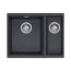 Franke Sirius SID 160 Zlewozmywak kompozytowy półtorakomorowy 56x44 cm onyx  125.0331.037 - zdjęcie 1