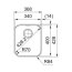 Franke Smart SRX 110-34 Zlewozmywak stalowy jednokomorowy 42,8x36,8 cm stal szczotkowana 122.0739.166 - zdjęcie 2