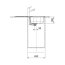 Franke Spark SKN 611-78/50 Zlewozmywak stalowy jednokomorowy 78x50 cm stal gładka 101.0712.230 - zdjęcie 3