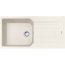 Franke Urban UBG 611-100 Fragranit+ Zlewozmywak granitowy jednokomorowy 100x50 cm wbudowywany, z ociekaczem, kremowy 114.0575.003 - zdjęcie 1