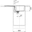 Franke Urban UBG 611-86 Fragranit+ Zlewozmywak granitowy jednokomorowy 86x50 cm wbudowywany, z ociekaczem, onyx 114.0575.023 - zdjęcie 4
