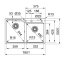 Franke Urban UBG 620-78 Zlewozmywak dwukomorowy 78x50 cm czarny mat 114.0633.180 - zdjęcie 2