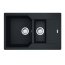 Franke Urban UBG 651-78 Zlewozmywak granitowy półtorakomorowy 78x50 cm czarny mat 114.0685.242 - zdjęcie 1