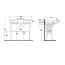 Galassia Ethos Konstrukcja podumywalkowa stojąca, postarzane aluminium 8455 - zdjęcie 2