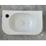 Galatea Design Belang Umywalka nablatowa 44,6x26,5 cm biały połysk GDW117GW - zdjęcie 6