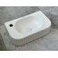 Galatea Design Belang Umywalka nablatowa 44,6x26,5 cm biały połysk GDW117GW - zdjęcie 5