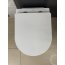 Galatea Design Belang Zestaw Toaleta WC bez kołnierza krótka + deska wolnoopadająca biały połysk GDG111GW - zdjęcie 6