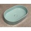 Galatea Design Bujur Umywalka nablatowa 60x38 cm aloe mat GD78330DTMLG - zdjęcie 2