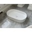 Galatea Design Bujur Umywalka nablatowa 60x38 cm biała GD78330DTWH - zdjęcie 2