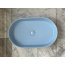 Galatea Design Bujur Umywalka nablatowa 60x38 cm niebieski mat GD78330DTML - zdjęcie 4