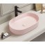 Galatea Design Bujur Umywalka nablatowa 60x38 cm różowy mat GD78330DTMP - zdjęcie 2