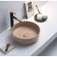 Galatea Design Bulat Umywalka nablatowa 39 cm beżowy mat GD112DTMC - zdjęcie 2