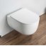 Galatea Design Bulatan Zestaw Toaleta WC Rimless bez kołnierza krótka + deska wolnoopadająca biały GDB2361GW - zdjęcie 2