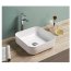 Galatea Design Empat Umywalka nablatowa 36x36 cm biała GD78110TGW - zdjęcie 2