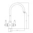 Galatea Design Retro Bateria kuchenna wysoka chrom GDCH26CHR - zdjęcie 3