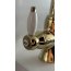 Galatea Design Retro Bateria kuchenna wysoka złota GDCH26GOLD - zdjęcie 4