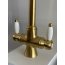 Galatea Design Retro Bateria kuchenna wysoka złoto szczotkowane GDCH26BRG - zdjęcie 7